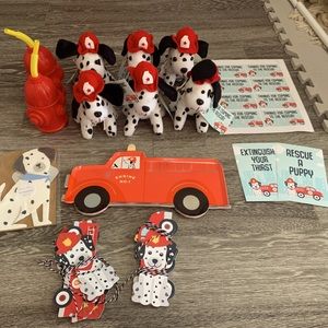Firetruck birthday decorations